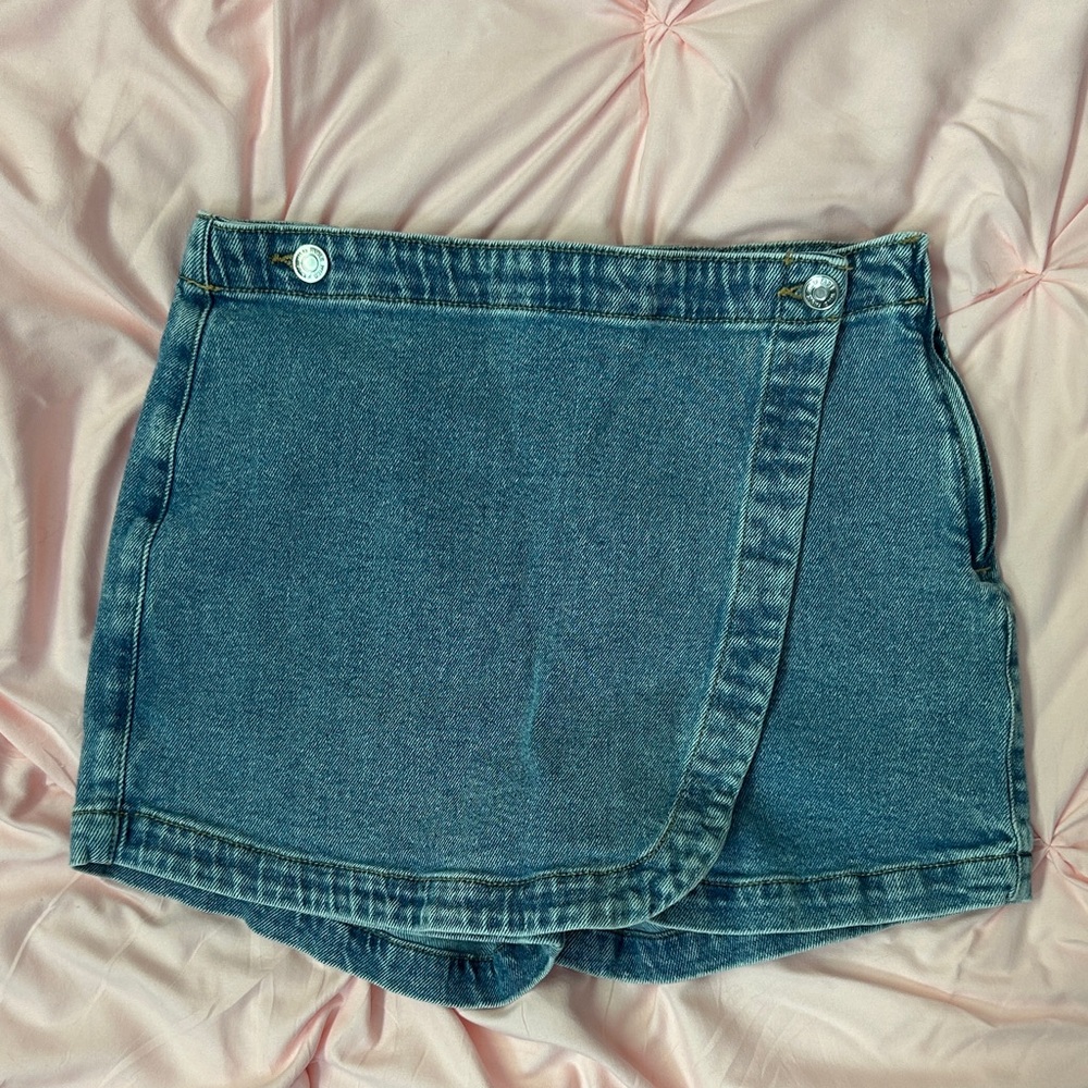 Wild Fable Light Blue Denim Skirt - Picture 1 of 5